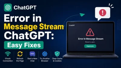 Error in Message Stream ChatGPT easy fixes