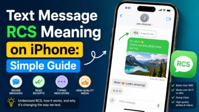 Text message RCS meaning on iPhone explained in a simple guide