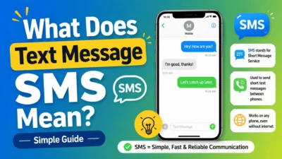 What does SMS mean? Simple text message guide