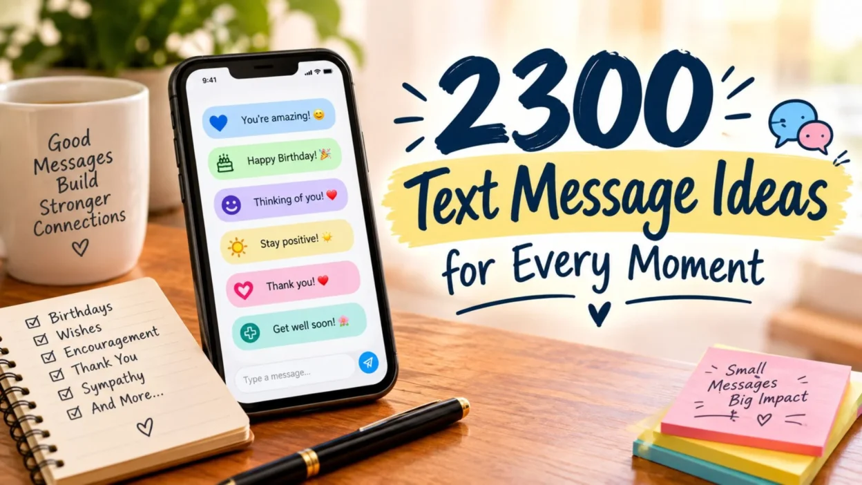 2300 text message ideas for every occasion