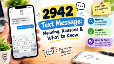 2942 text message meaning, reasons, and what to know