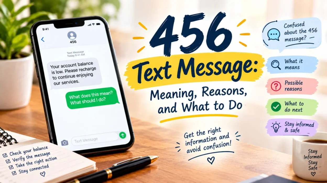 456 text message meaning, reasons, and what to do