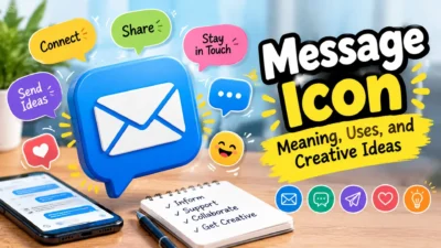 Message Icon: Meaning, Uses, and Creative Ideas – colorful message icon illustration