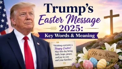 Trump Easter Message 2025